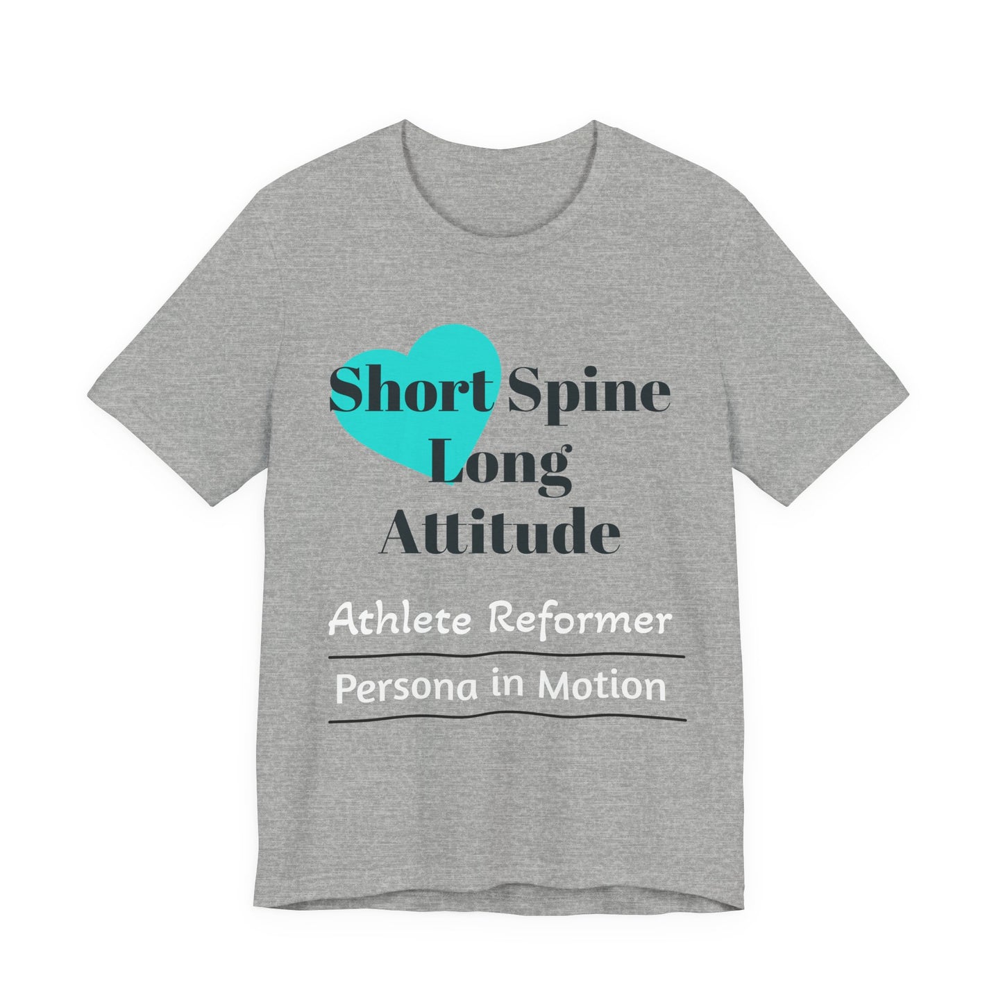 Short Spine Long Attitude Tee — Athlete Reformer Pilates Collection