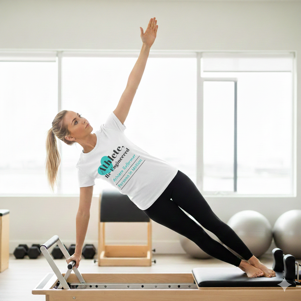 Athlete Re-Engineered Tee — Athlete Reformer Pilates Collection