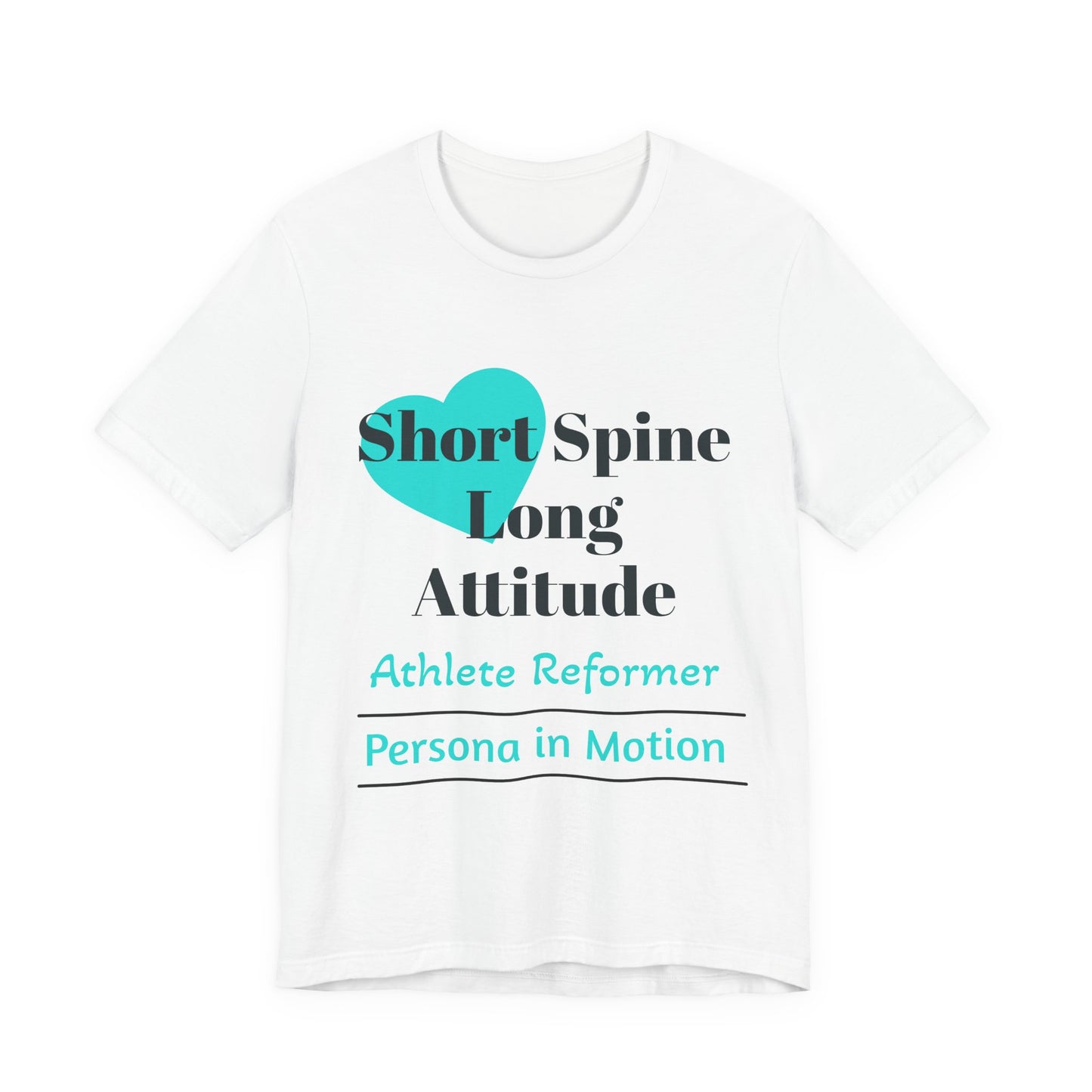 Short Spine Long Attitude Tee — Athlete Reformer Pilates Collection